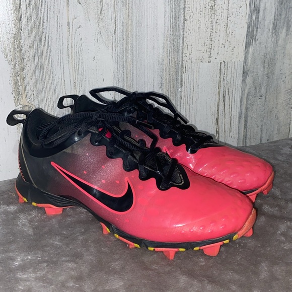 0627 Kids Nike FastFlex Black and Pink Soccer Cleats - Picture 10 of 10